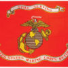 USMC Retired 3x5' Poly Flag
