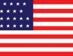 21 Stars 3X5' Historical Poly Flag