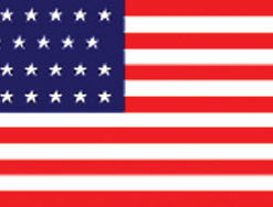 23 Stars 3X5' Historical Poly Flag