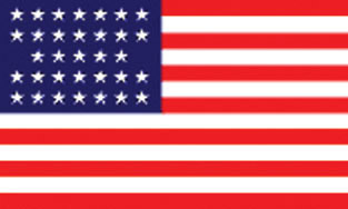 33 Stars 3X5' Historical Poly Flag