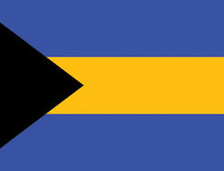 Bahamas 2x3' Poly Flag
