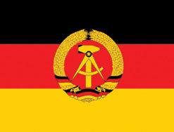 Germany East 12"x18" Stick Flag