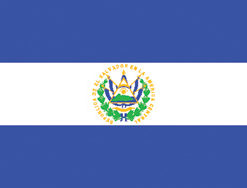 El Salvador 2x3' Poly Flag