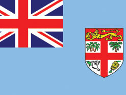 Fiji Islands 2x3' Poly Flag