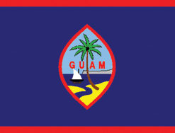 Guam 12"x18" Stick Flag