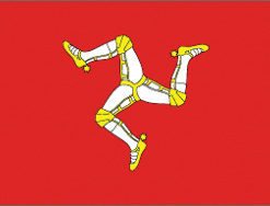 Isle of Man 12"x18" Stick Flag