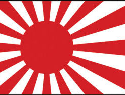 Japan Rising Sun 2x3' Poly Flag
