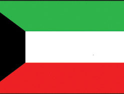 Kuwait 12"x18" Stick Flag