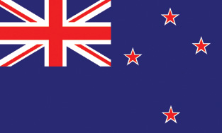 New Zealand 2x3' Poly Flag