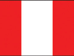 Peru 2x3' Poly Flag