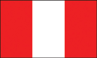 Peru 2x3' Poly Flag