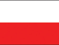 Poland 2x3' Poly Flag