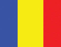 Romania 12"x18" Stick Flag