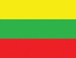 Lithuania 12"x18" Stick Flag