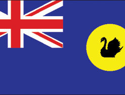 West Australia 12"x18" Stick Flag