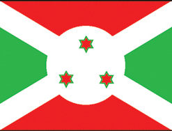 Burundi 12"x18" Stick Flag