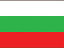 Bulgaria 12"x18" Stick Flag