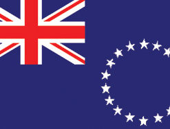 Cook Islands 12"x18" Stick Flag