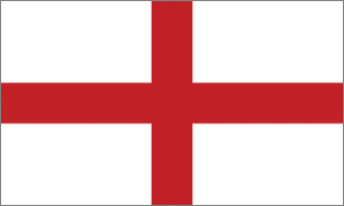 England St. George Cross 2x3' Poly Flag