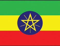 Ethiopia Star 2x3' Poly Flag