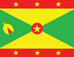 Grenada 12"x18" Stick Flag