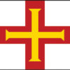 Guernsey 12X18 Handheld Stick Flags