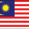 Malaysia 12"x18" Stick Flag