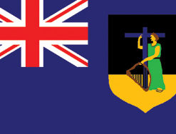 Montserrat 12"x18" Stick Flag
