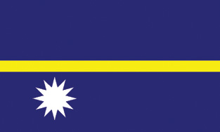 Nauru 12"x18" Stick Flag