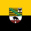 Sachsen-Anhalt 12"x18" Stick Flag