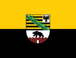 Sachsen Anhalt 2x3' Poly Flag