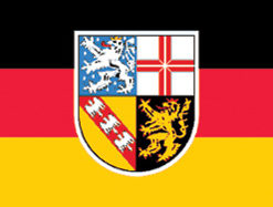 Saarland 12"x18" Stick Flag