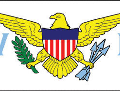 Virgin Islands 12"x18" Stick Flag