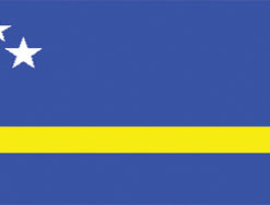 Curacao 12"x18" Stick Flag