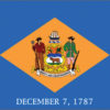 2'x3' Delaware Polyester Flag