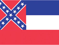 2'x3' Mississippi Polyester Flag