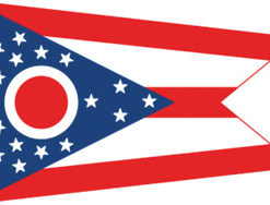 2'x3' Ohio Polyester Flag
