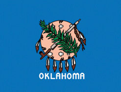 2'x3' Oklahoma Polyester Flag