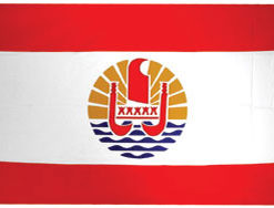 French Polynesia 2x3' Poly Flag