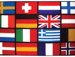 Euro Flags 2x3' Poly Flag