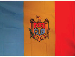 Moldova 12"x18" Stick Flag