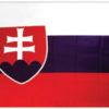 Slovakia 12"x18" Stick Flag