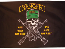 Rangers Mess w/ Best 12"x18"