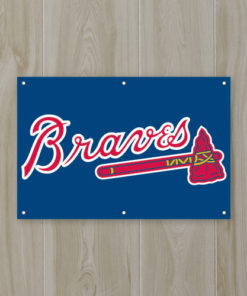 2'x3' BRAVES Fan Banner