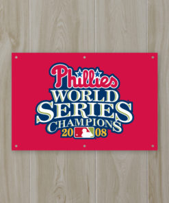 2'x3' World Series 2008 Phillies Fan Banner