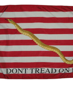 Perma-Nyl 2'8 9/16in x 1'10 13/16in Nylon Navy Don't Tread On Me