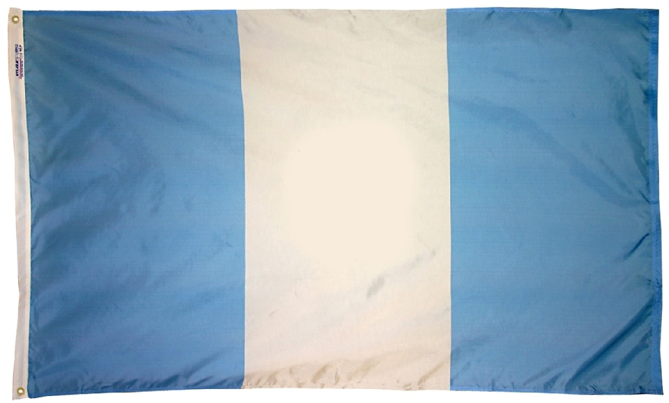 Guatemala 2'x3' Nylon Civil Flag, Guatemala 2'x3' Nylon Flag