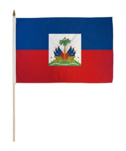 Haiti 12x18" Stick Flag-F2045