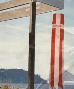 Denmark Flag Windsock 40-Inch