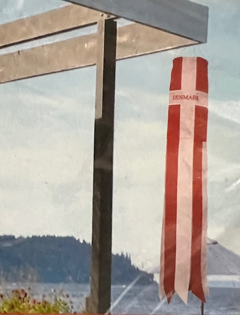 Denmark Flag Windsock 40-Inch
